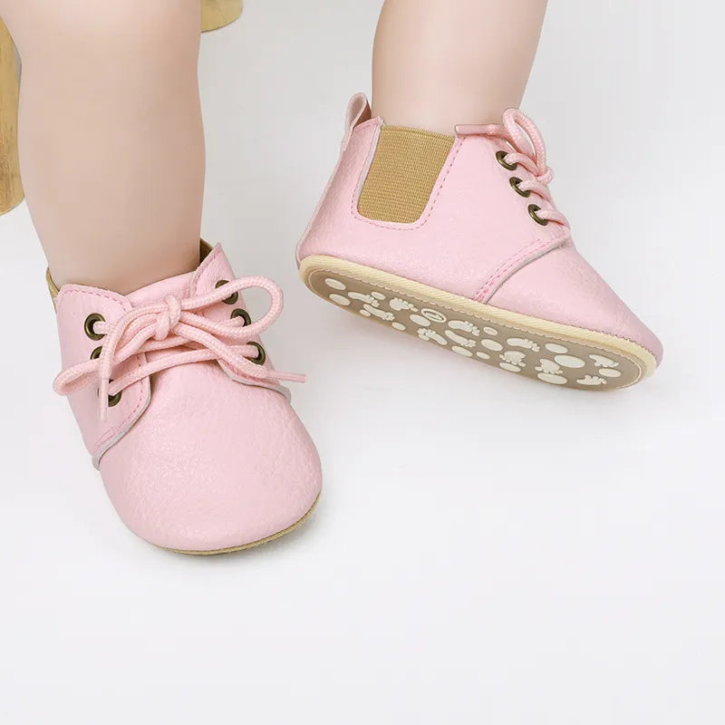 Baby Soft Sole Leather Toddler Shoes