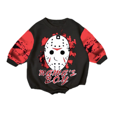 Halloween Mama's Boy Print Romper