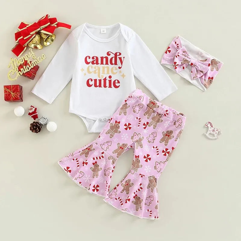 Baby Girl Candy Cane Cutie Set