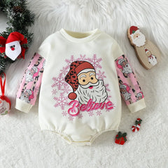 Baby Christmas Print Romper