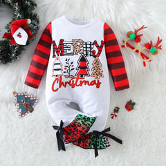 Baby Christmas Print Romper