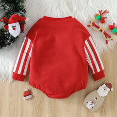 Baby Don't Ttop Believing Christmas Romper