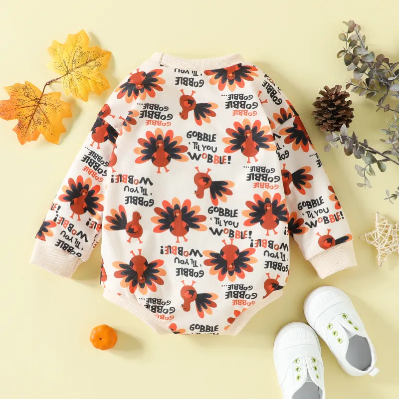 Baby Thanksgiving Romper