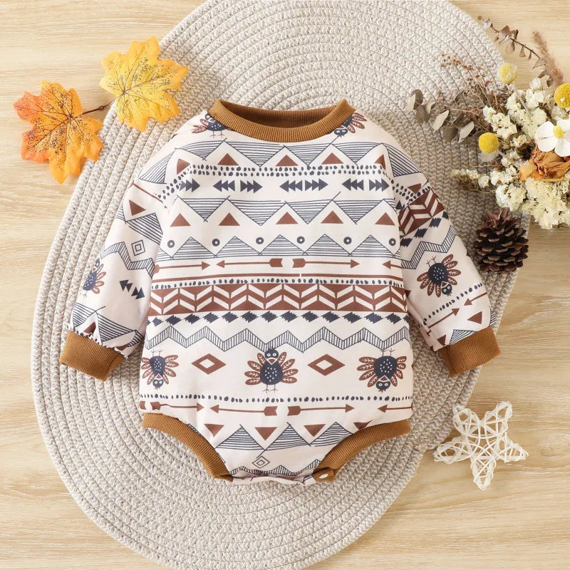 Baby Thanksgiving Romper