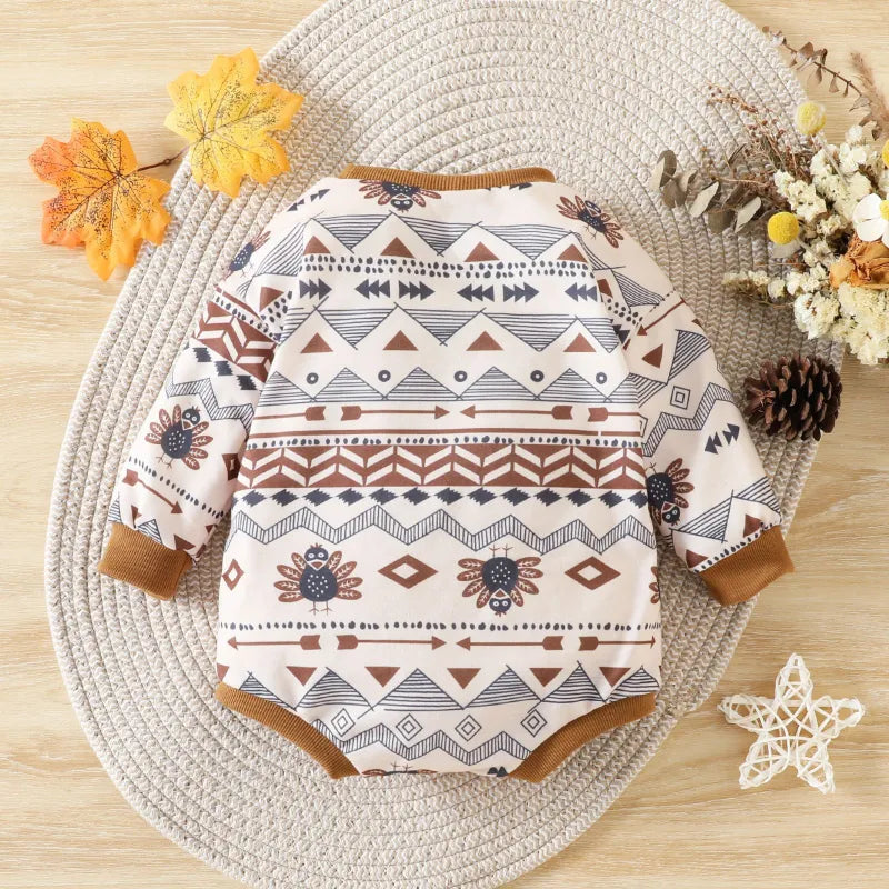 Baby Thanksgiving Romper