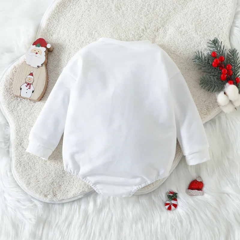 Baby Christmas Print Romper