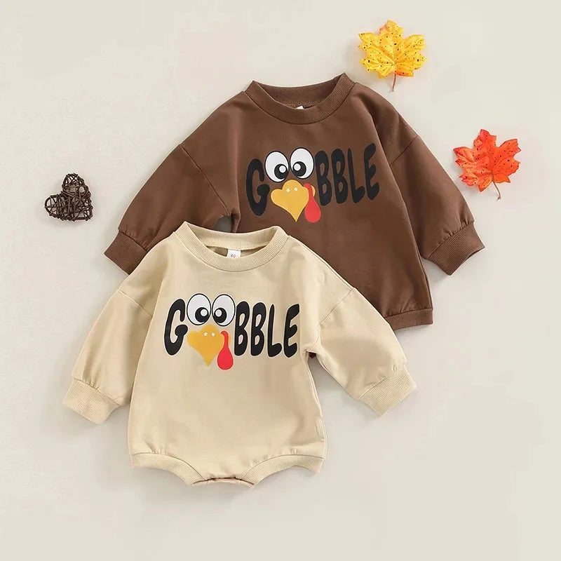 Baby Thanksgiving Romper