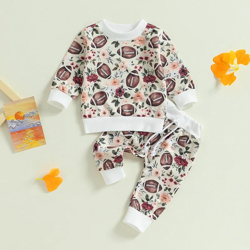 Baby Football Print Set