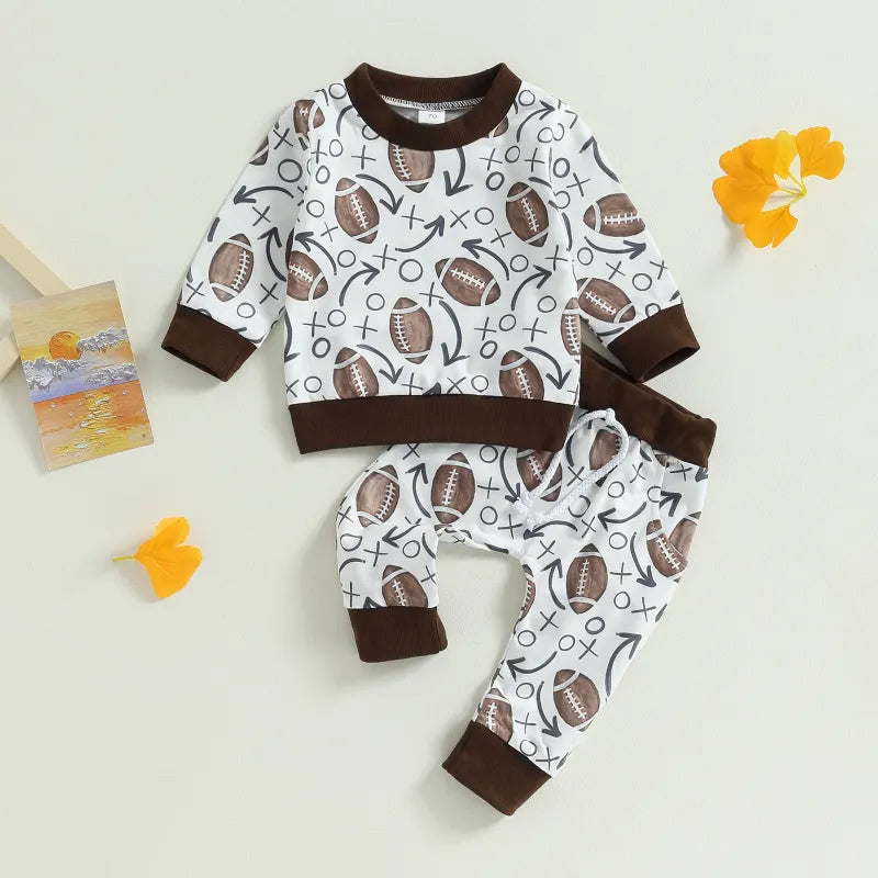 Baby Football Print Set