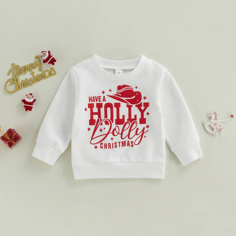 Baby Christmas Print Top