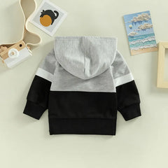 Baby Color Block Hooded Sweatshirt