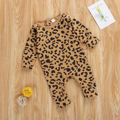 Baby Lopard Print Romper