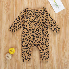 Baby Lopard Print Romper