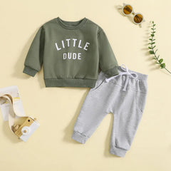 2-Piece Little Dude Print Set