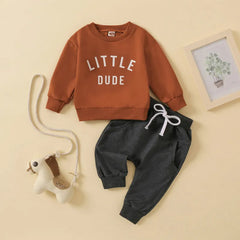 2-Piece Little Dude Print Set