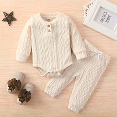 2 Piece Baby Solid Color Set