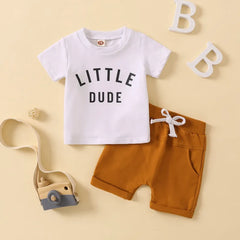 2-Piece Little Dude Print Set