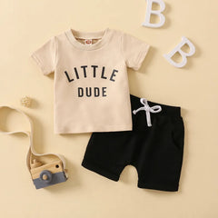 2-Piece Little Dude Print Set