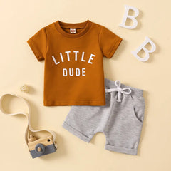 2-Piece Little Dude Print Set