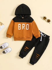 2 Piece Baby Bro Hooded Set