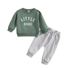 2-Piece Little Dude Print Set