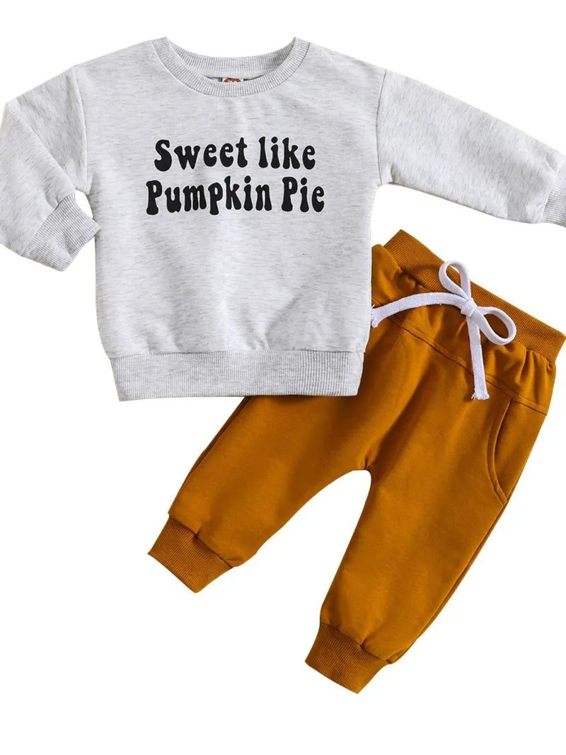 2 Piece Baby Sweet Like Pumpkin Pie Set