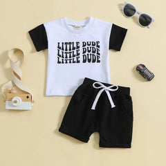 2-Piece Little Dude Print Set