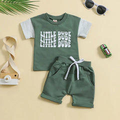 2-Piece Little Dude Print Set