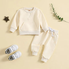 2 Piece Baby Solid Color Set