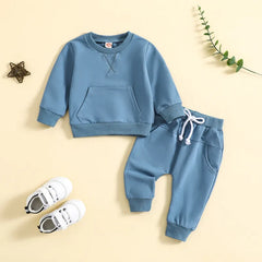 2 Piece Baby Solid Color Set