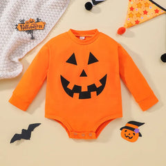 Baby Halloween Print Romper