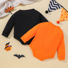 Baby Halloween Print Romper