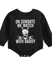 On Sumday's We Watch With Waddy Romper