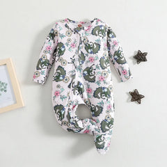 Baby Cowboy Print Romper