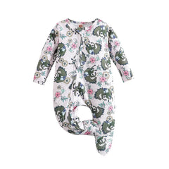 Baby Cowboy Print Romper