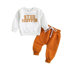 2 Piece Baby STUD MUFFIN Set