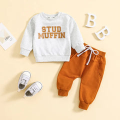 2 Piece Baby STUD MUFFIN Set