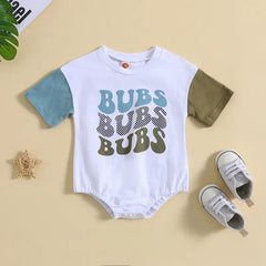 Baby Bubs Print Romper