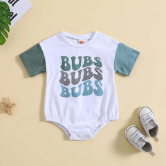 Baby Bubs Print Romper