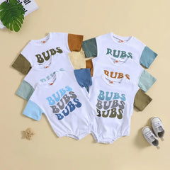 Baby Bubs Print Romper