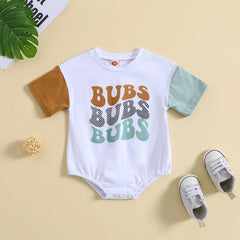 Baby Bubs Print Romper