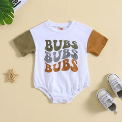 Baby Bubs Print Romper