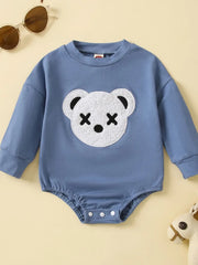 Baby Bear Print Romper