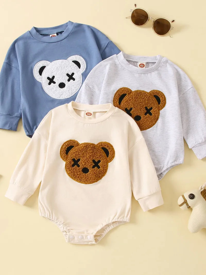 Baby Bear Print Romper