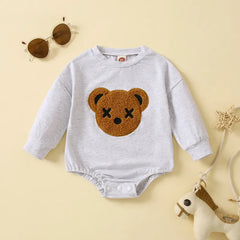 Baby Bear Print Romper