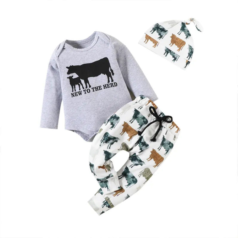 Baby Cow Print Set