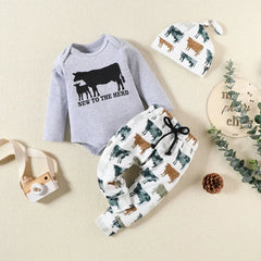 Baby Cow Print Set