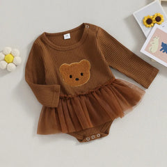 Baby Bear Print Romper