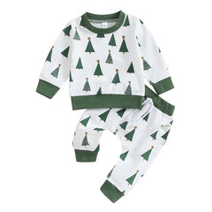 2 Piece Baby Christmas Tree Set