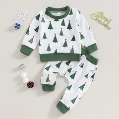 2 Piece Baby Christmas Tree Set